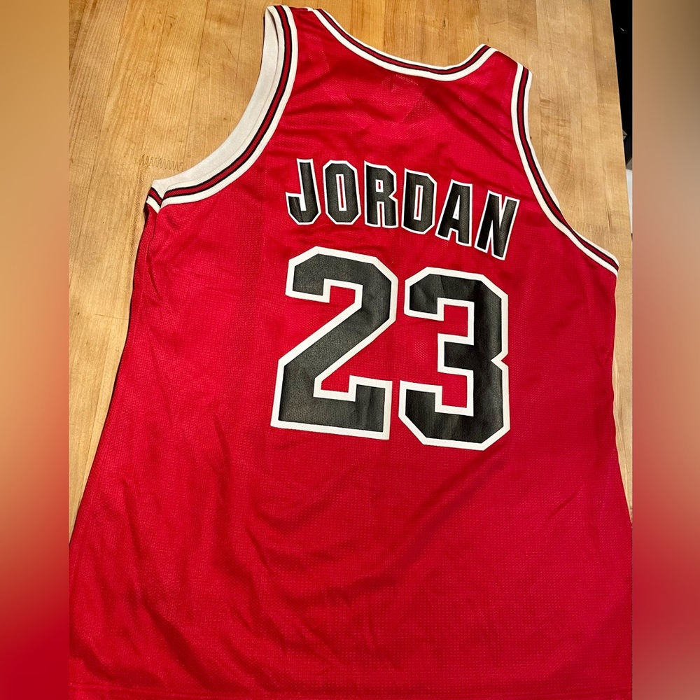Vintage 90s NWT Michael Jordam Jersey #23 Chicago Bulls Large 44 Original NBA - Picture 4 of 7